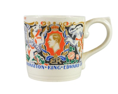 Lot 565 - A Laura Knight King Edward VIII Coronation mug.