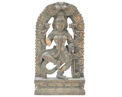 Lot 340 - A carved wood sculpture.