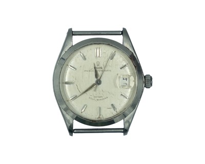 Lot 684 - TUDOR - A Prince Oysterdate stainless steel gentleman's rotor self-winding wristwatch.