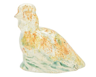 Lot 606 - An English Pratt ware 'toy' figure of a chicken.