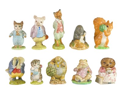 Lot 549 - Beswick Beatrix Potter figures.