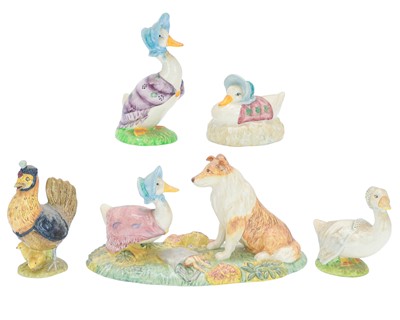 Lot 547 - Beswick Beatrix Potter bird figures.