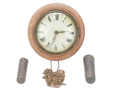 Lot 775 - A Black Forest small wall clock.