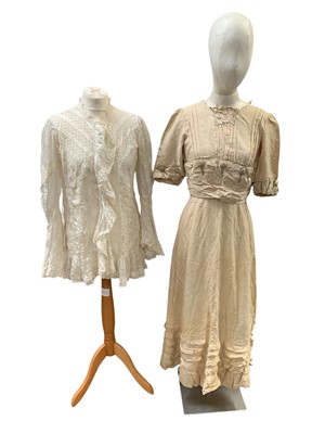 Lot 643 - Edwardian and later clothing.