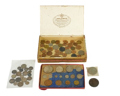 Lot 247 - A George VI 15-coin specimen proof set, 1937, and other coins.