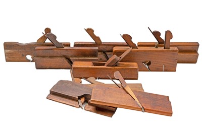 Lot 77 - A collection of small woodworking planes.