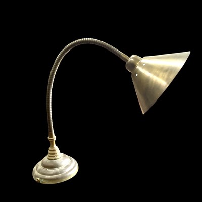 Lot 60 - A vintage industrial style desk lamp, which...
