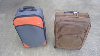 Lot 59 - A Kangol and a Fibre Wheeled Suitcase.