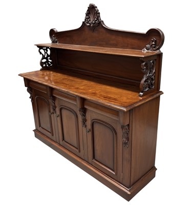 Lot 25 - A Mahogany Victorian style Chiffonier. The...