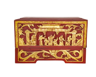 Lot 320 - A Chinese Chanab (offering box).