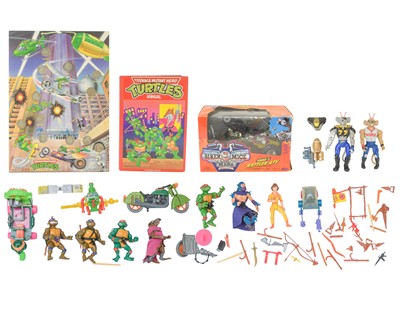 Lot 293 - Biker Mice from Mars and TMNT figures.