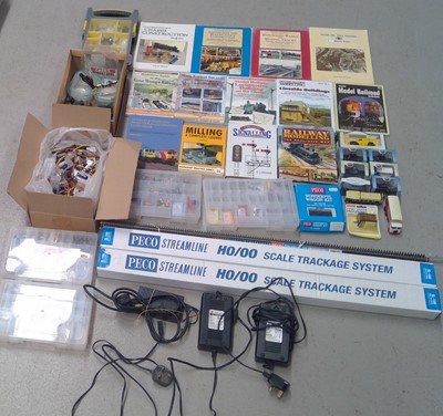 Lot 117 - Model Railway Track, Books, A C Adaptors and...