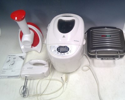 Lot 138 - A Hairy Bikers Grill, a Silvercrest Breadmaker,...