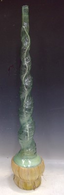 Lot 143 - A 1970s Twisted Glass Chianti Bottle. The...