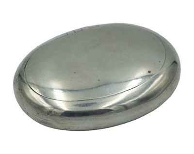 Lot 74 - A silver tobacco box by William Neale & Sons.