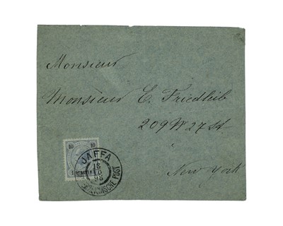 Lot 132 - Austrian Post Offices Jaffa 1898 Cover.