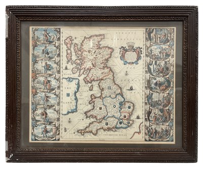 Lot 149 - A reproduction of Joannes Blaeu's map of...