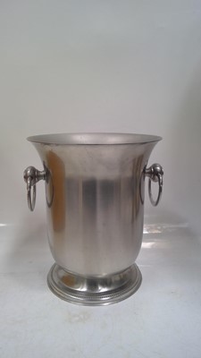 Lot 9 - A Chabanne Stainless Steel Champagne Bucket,...