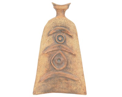 Lot 145 - A studio pottery brutalist vase.