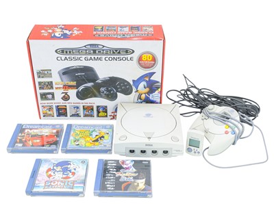 Lot 241 - SEGA consoles and games.