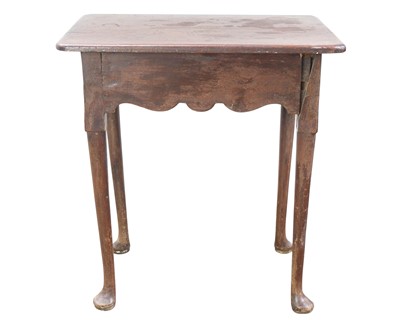 Lot 709 - A George II mahogany side table.