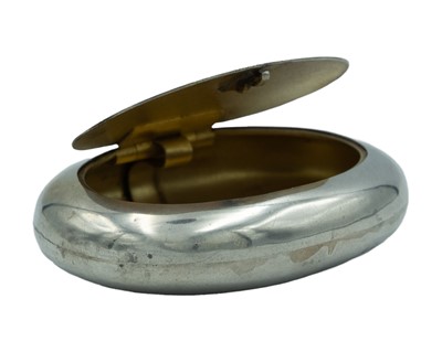 Lot 215 - A silver tobacco box by Horton & Allday.