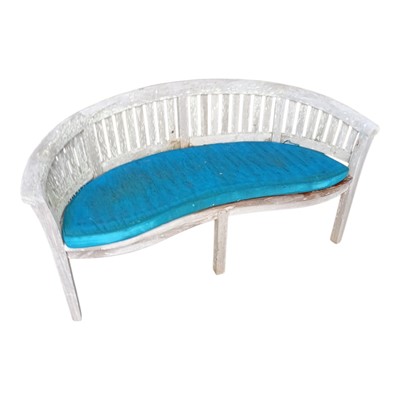 Lot 3 - Curved garden bench.