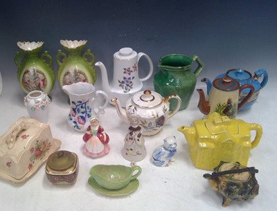 Lot 171 - Teapots, Vases, Teasets, Plates and a Royal...