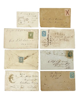 Lot 143 - USA Confederate States Covers x 8.