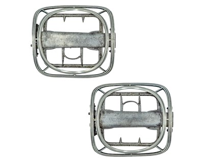 Lot 147 - A pair of George III silver Artois shoe buckles by Robert Eley.
