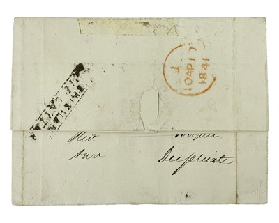 Lot 155 - Pre stamp cover possibly French sent to London.