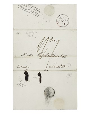 Lot 158 - Pre stamp cover/entire sent to London.
