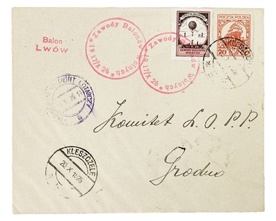 Lot 170 - Polish Balloon Flight Cover.