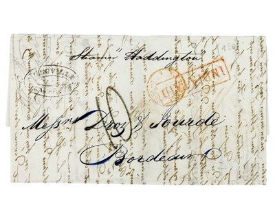 Lot 177 - India ship letter.