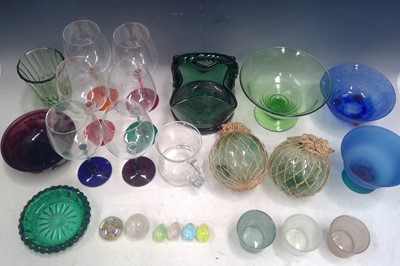 Lot 206 - A Selection of Glass,  Eggs, Fishing Floats, a...