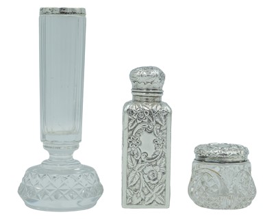 Lot 79 - A Victorian silver cosmetic bottle by Arthur Willmore Pennington.