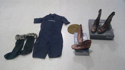 Lot 237 - An O' Neil Wetsuit, a pair of Wrangler and...