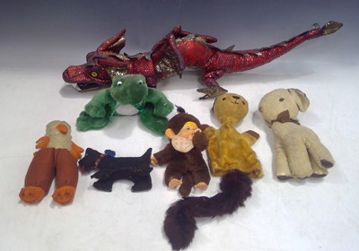 Lot 239 - A Vintage Sootie, a Lamb, a Mochie, a Frog and...
