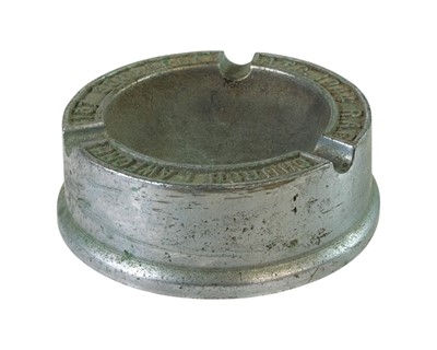 Lot 211 - A WWII heavy cast metal ashtray, 157 Squadron ATC 1944 RAF Church Lawford.