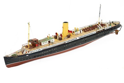 Lot 147 - A large scratch built model of the steamship SS Tudno.