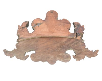 Lot 5 - A 19th century carved mahogany mount or crest.