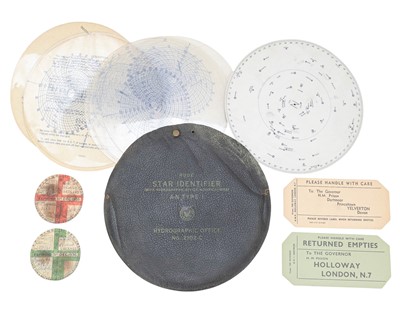 Lot 287 - Mixed Ephemera Lot - Dartmoor Prison, early tax discs and a star identifier.