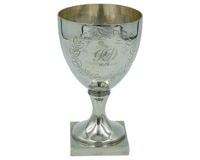 Lot 254 - A George III silver cup by Samuel Knight.