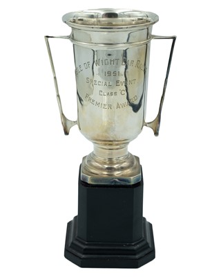 Lot 333 - (Isle of White interest) A two-handled silver prize cup by Mappin & Webb Ltd.