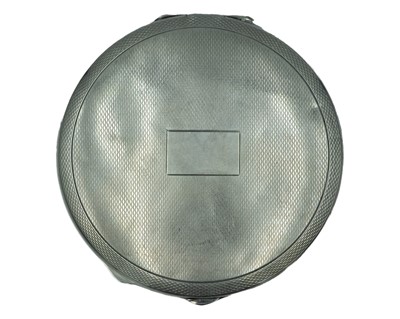 Lot 183 - A George VI silver compact by Deakin & Francis Ltd.