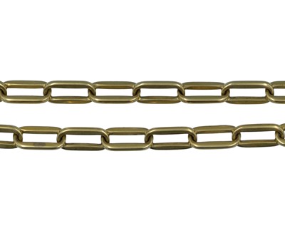 Lot 557 - A heavy, high-purity gold, double Albert watch chain, testing as 18k approx.