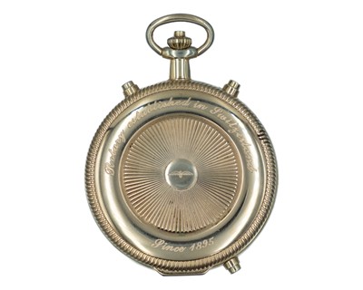 Lot 530 - ROTARY - A Heritage gold-plated full hunter pocket watch, with automatic movement.