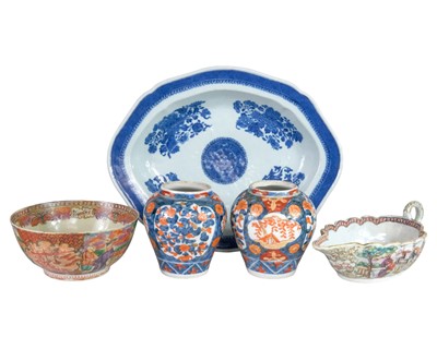 Lot 316 - A Chinese Nankin blue and white porcelain dish.