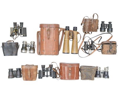 Lot 192 - German Dienstglas 10x50 tropical binoculars.