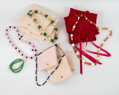 Lot 427 - A collection of semi-precious stone jewellery by Lola Rose.